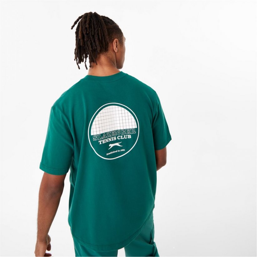 Slazenger ft. Aitch Tennis Graphic T-Shirt Forest Green