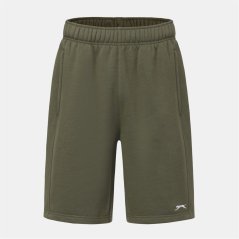 Slazenger Fleece pánske šortky Khaki