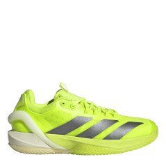 adidas Women's Adizero Cybersonic Clay Lightweight Tennis Shoes Lucid Lemon/Iro
