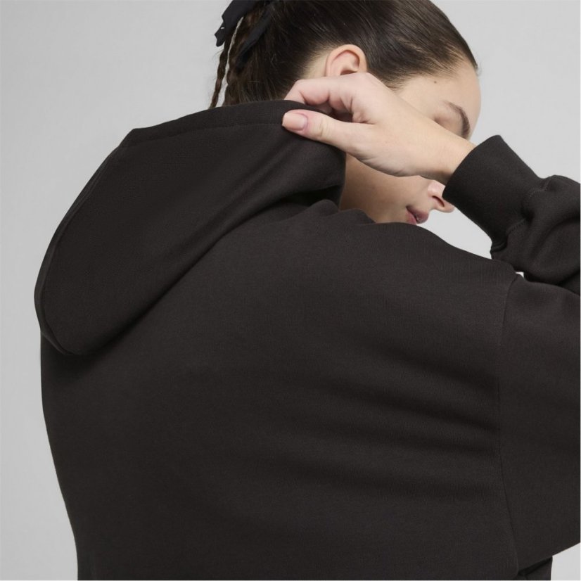 Puma Women's Essentials Oversized Hoodie Black