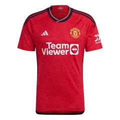 adidas Manchester United Home Shirt 2023 2024 Adults Team Red