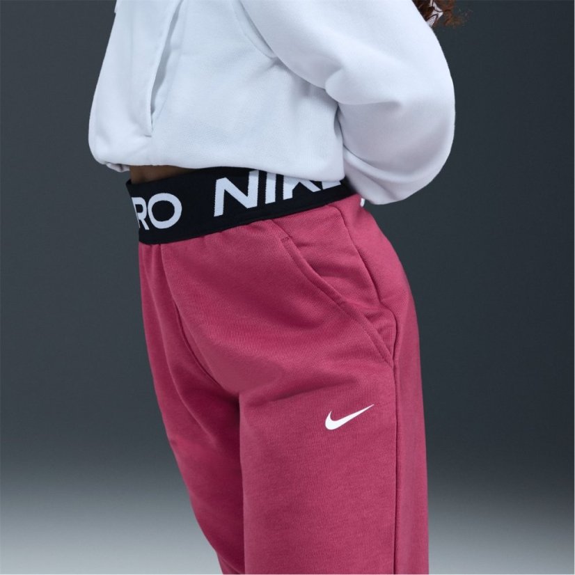Nike Pro Dri-FIT Jogging Bottoms Juniors Sweet Beet