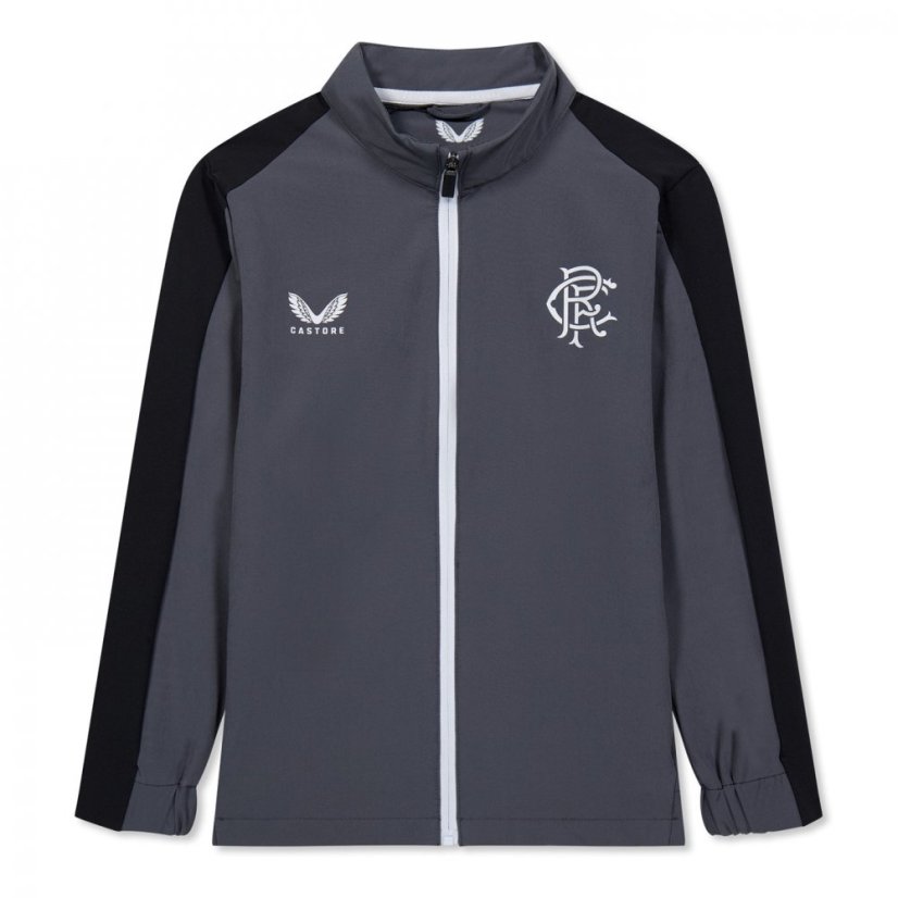 Castore Unisex Kids' Rangers Waterproof Licensed Rain Anorak Irongate