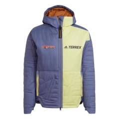 adidas Terrex MYSHELTER Primaloft Hooded Padded Jacket Me Orbit Violet / Pulse Yellow