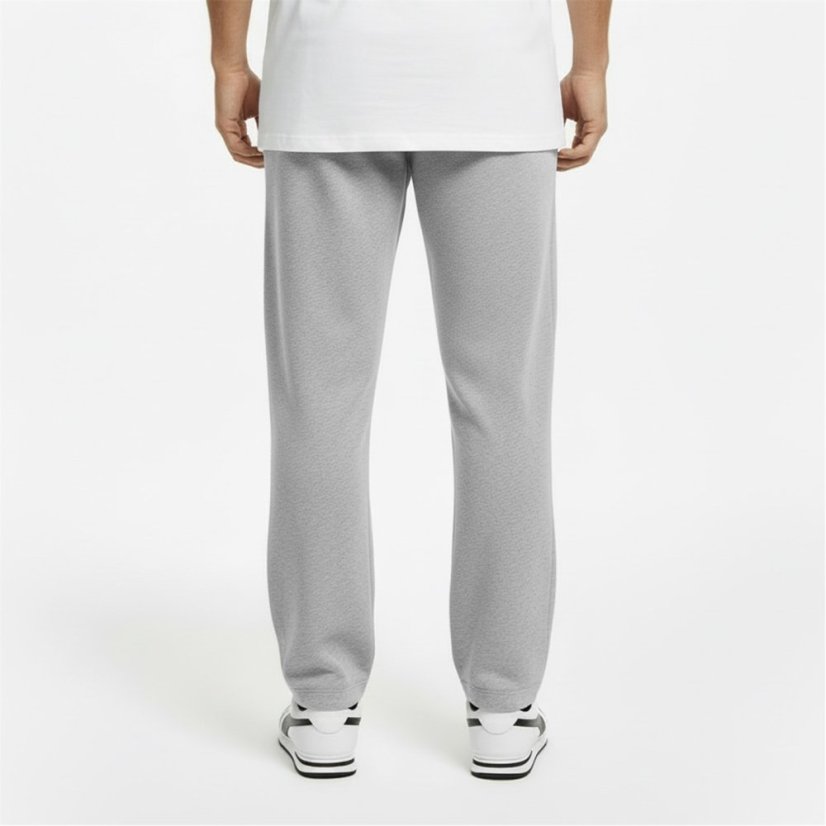 Slazenger Open Hem Fleece Pants Mens Grey Marl