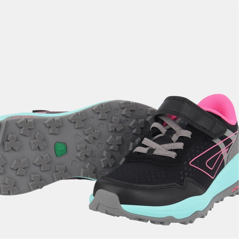 Karrimor Tempo Trail Trainers Girls Black/Pink