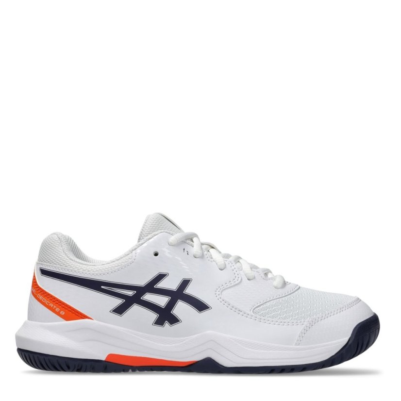 Asics Gel-Dedicate 8 Gs Tennis Shoes Unisex Kids White/Indigo