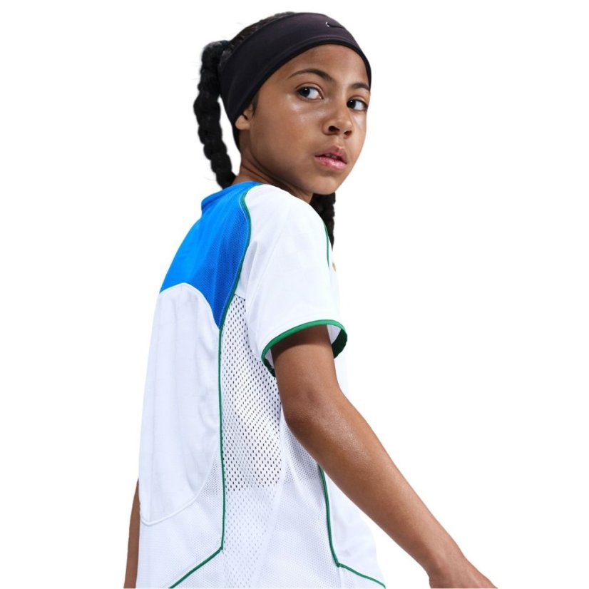 Nike Total 90 Energy Shirt Juniors White/Blue