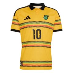 adidas Mens Jamaica Marley 10 Home Shirt 2026 Gold/Green