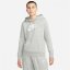 Nike Sportswear Essential Fleece Pullover dámská mikina Grey Hth/ Whi