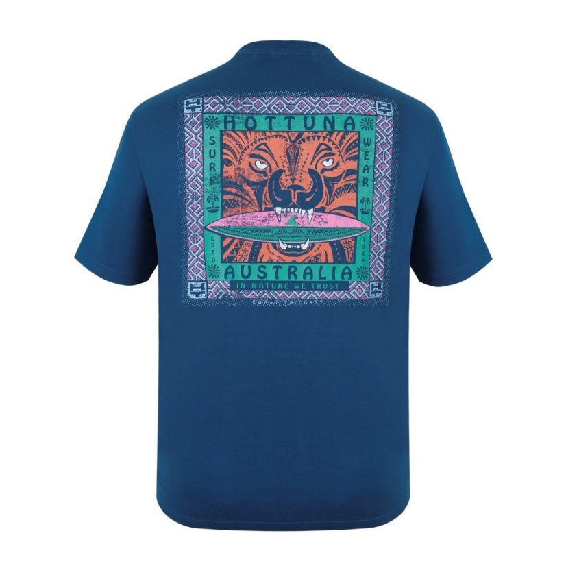 Hot Tuna Crew T Shirt Mens Teal