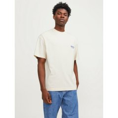 Jack and Jones Back Graphic Short Sleeve T-Shirt Buttercream