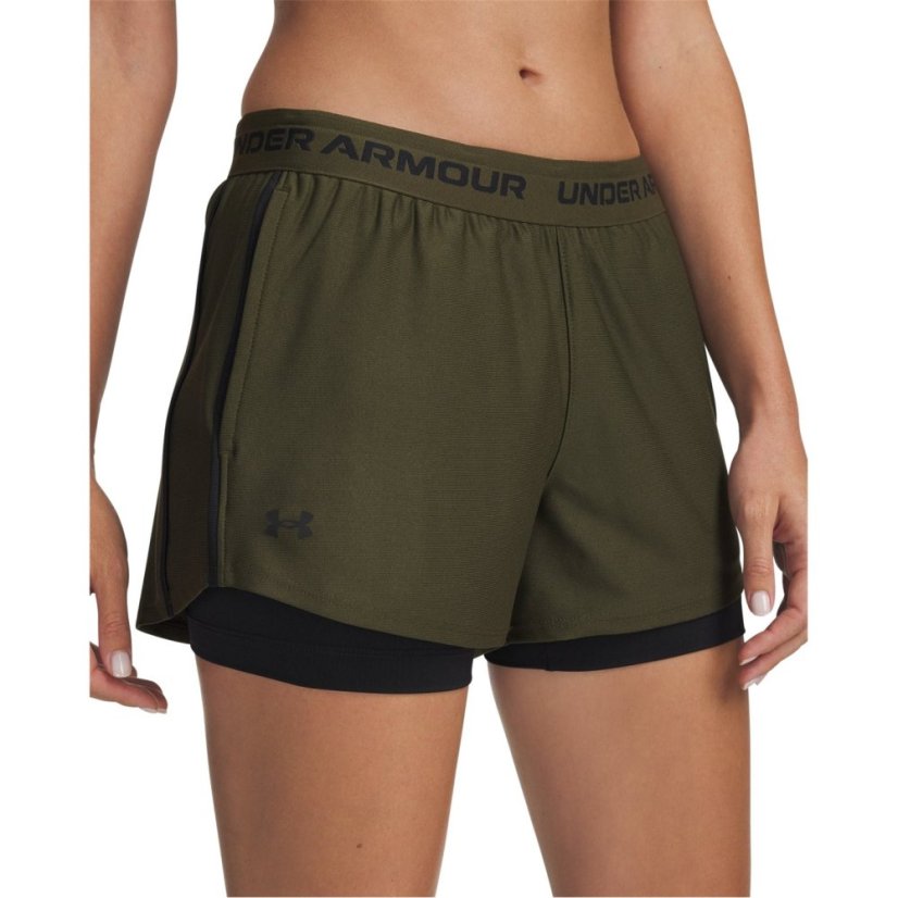 Under Armour Tech™ Play Up 2-in-1 Shorts Women Exped Green