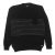 Pierre Cardin Striped Pocket Knit Mens Black