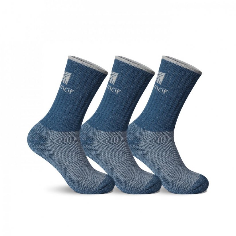 Karrimor Midweight Boot Sock 3 Pack Mens Blue