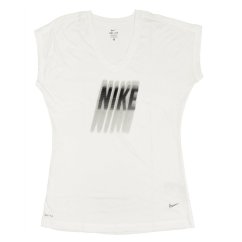 Nike Adrenaline Training Top Ladies Wht/Blk/Silver