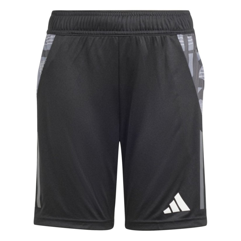 adidas Unisex Kids Tiro24 Football Shorts Black/Dark Grey