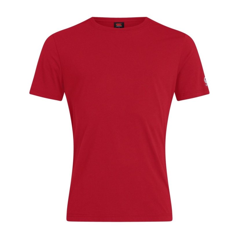 Canterbury Club Plain Short-Sleeve Performance T-Shirt Red