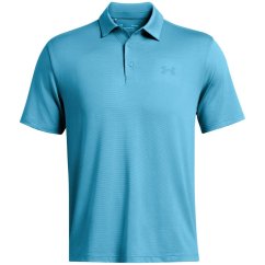 Under Armour Men's Stripe Short-Sleeve Performance Polo Shirt Blue