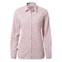 Craghoppers Women's Crag Fara Long-Sleeve Shirt Raspbrry Prt