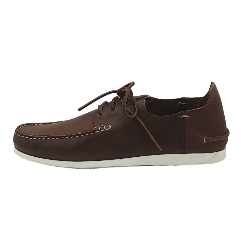 Firetrap Marco Leather Shoes Brown