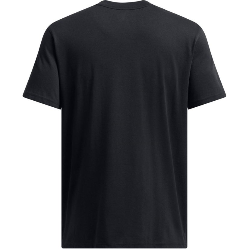 Under Armour Men's CURRY Short-Sleeve Performance T-Shirt BLACK WHITE