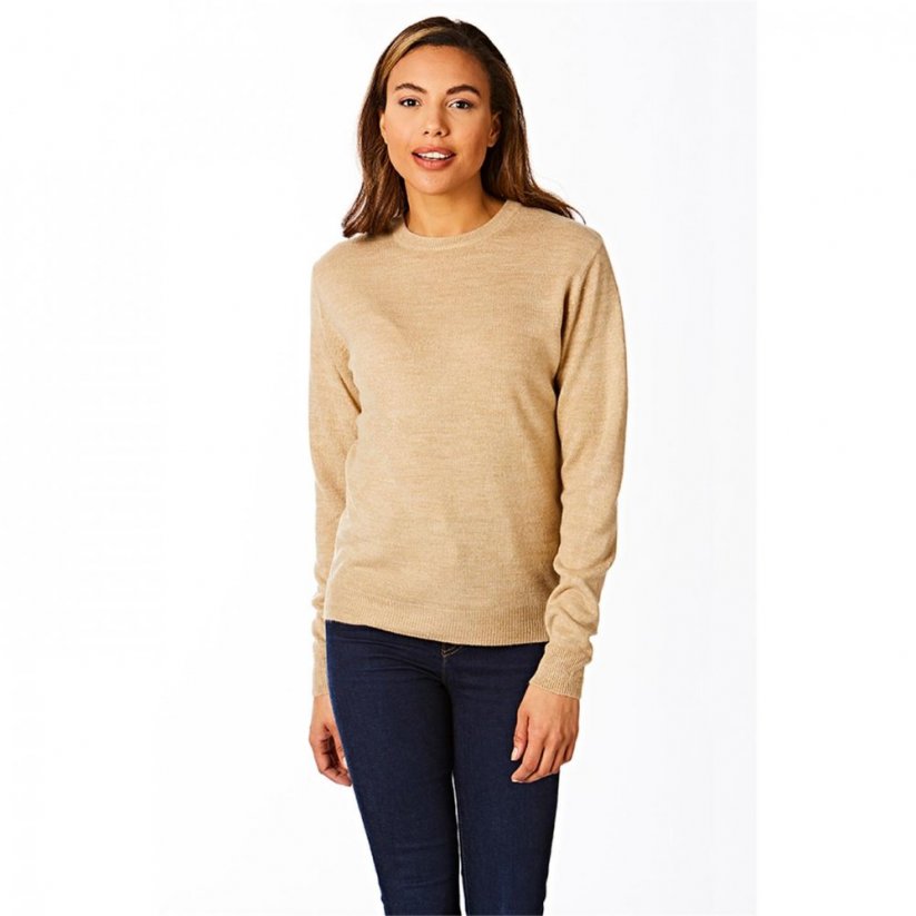 Light and Shade Supersoft Jumper Ladies Camel