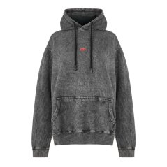 Criminal Damage Men's Future Hood Pull Over Hoodie Black