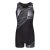 Slazenger LYCRA® XTRA LIFE™ Boyleg Swimming Suit Junior Girls Black/Grey