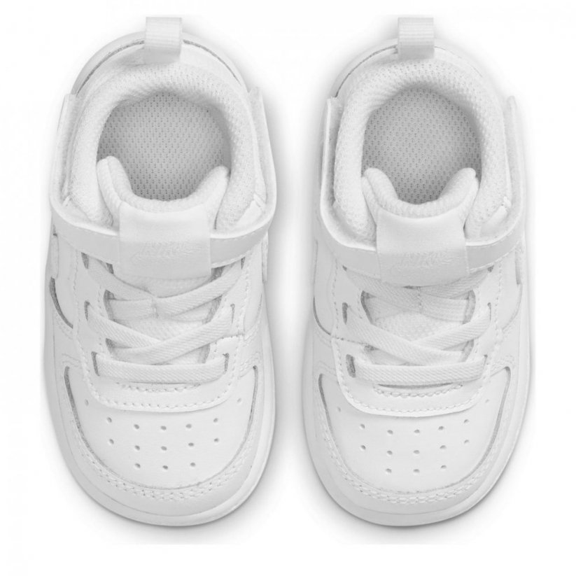 Nike Court Borough Mid 2 Baby/Toddler Shoe Triple White