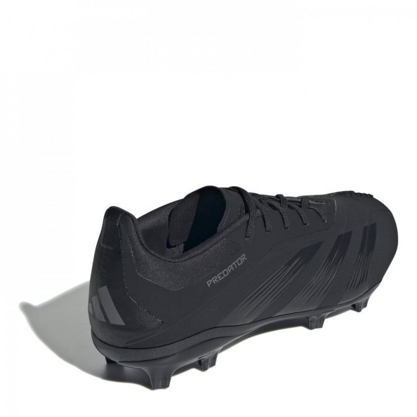 adidas Predator 24 Elite Children's Firm Ground Boots Black/Grey