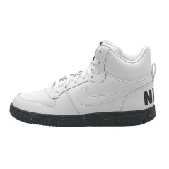 Nike Court Borough Mid Top Mens Trainers White/White