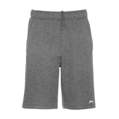 Slazenger Fleece pánske šortky Charcoal