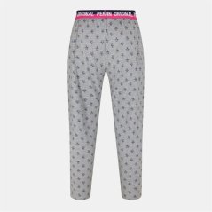 Original Penguin Men's Pete All Over Print Pyjama Trousers Grey