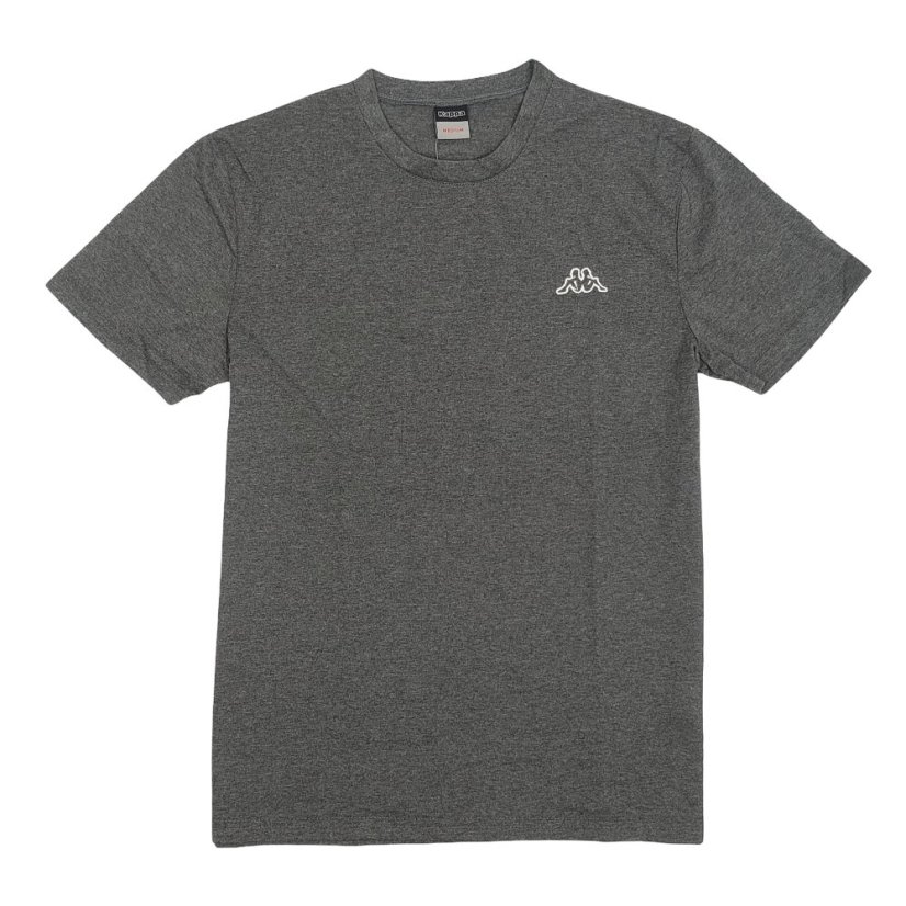 Kappa T Shirt Mens Charcoal