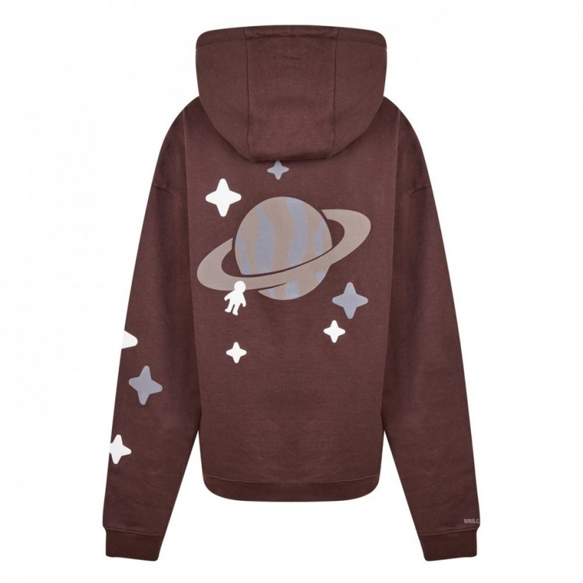 SoulCal Graphic Hoodie Brown