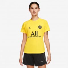 Air Jordan Paris Saint Germain Pre Match Shirt Womens Yellow/Black
