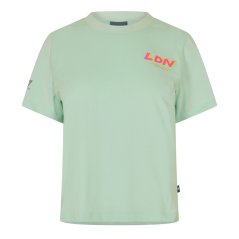 New Balance Women's Short Sleeve Performance Running Top Cosmic Jade