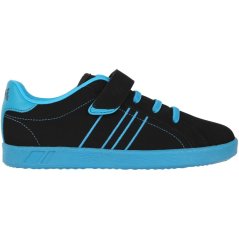 Lonsdale Oval Childrens Trainers Black/Blue