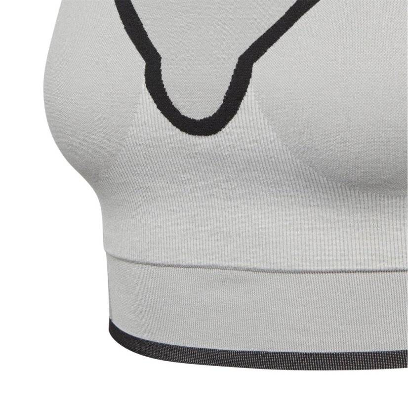 adidas Women's Non Wired Medium Impact Sports Bra Grey