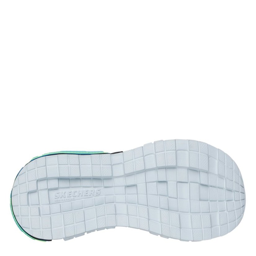 Skechers Mega-Splash 4k Flat Sandals Boys Blue/Lime