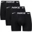 Nike 3 Pack Dri-FIT Boxer pánske šortky Black