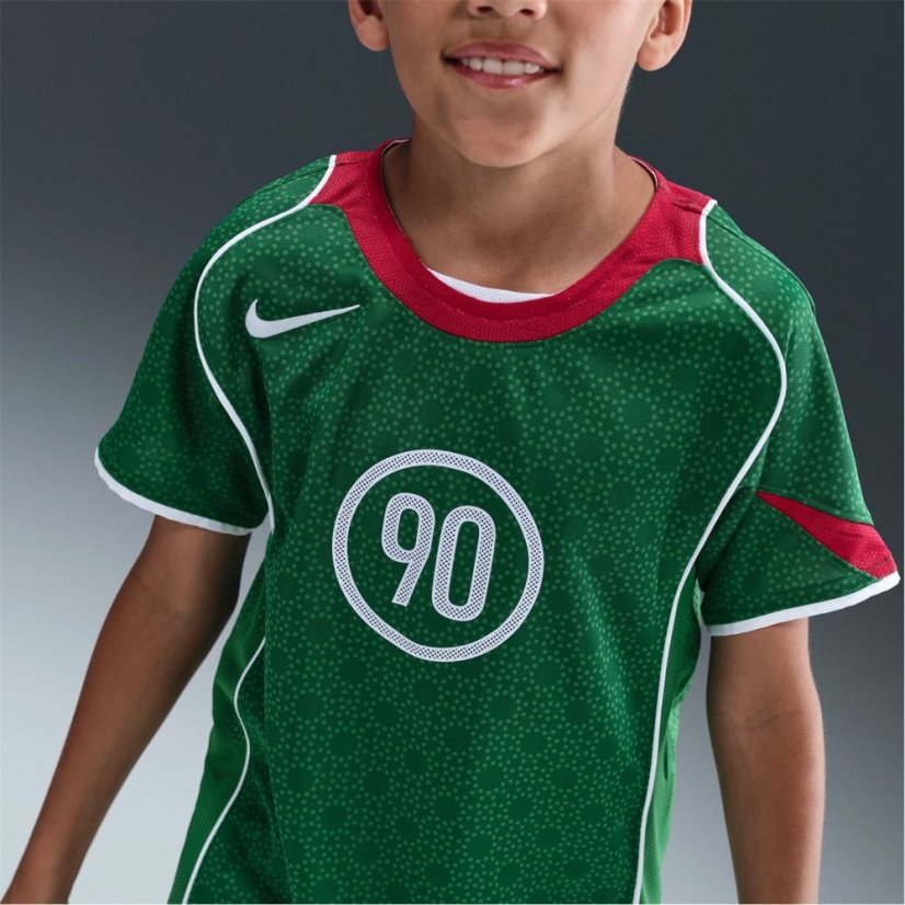 Nike Total 90 Energy Shirt Juniors Green/Red