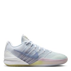 Nike Women's Basketball Trainers Wht/Grey/Purp