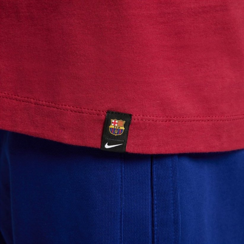 Nike FC Barcelona Swoosh Men's Nike T-Shirt Red