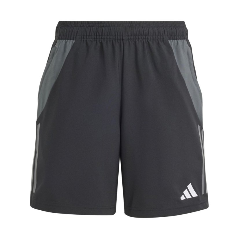 adidas Unisex Kids' Tiro24 Football Shorts Black/Dark Grey