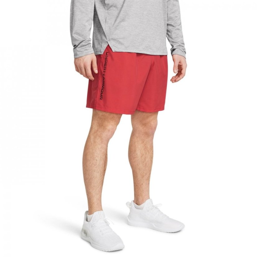 Under Armour Woven Graphic pánske šortky Red/Black