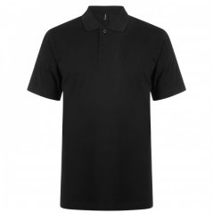 Donnay Two Pack Polo Shirts Mens Black