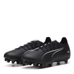 Puma Mens PUMA Ultra 5 Match Firm Ground Football Boots Black/White