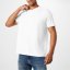 Donnay Three Pack V Neck pánské tričko White